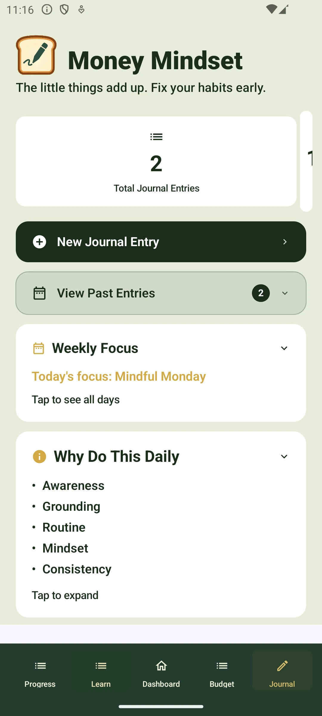 Bread Head journal